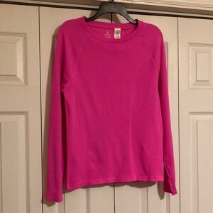 Talbots Fuchsia Crew Neck Knit Top